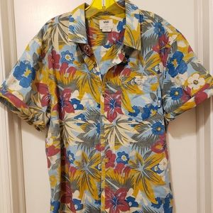 Vans Hawaiian button up shirt